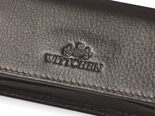 Wittchen Etui na długopisy 02-2-001 ciemny brąz 02-2-001-4 - Etui na długopisy i pióra - miniaturka - grafika 6