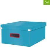 Pudła i pojemniki do przechowywania - Leitz Leitz Pudełka (2 szt.) "Cosy" w kolorze turkusowym - miniaturka - grafika 1