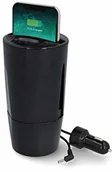 Ładowarki samochodowe - Cartrend Cartrend 10691 bezprzewodowa miseczka USB 12 V do ładowania smartfonów 10691 - miniaturka - grafika 1