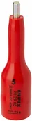 Klucze i nasadki - Knipex ' 98 39 05 do śrub z łbem walcowym o gnieździe sześciokątnym z ramą z gwint wewnętrzny 3/8 75 MM klucz nasadowy, czerwony 98 39 05 - miniaturka - grafika 1
