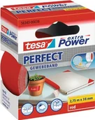 Taśmy klejące - TESA extra Power Perfect tkaninowa taśma klejąca do majsterkowania samoprzylepna taśma wzmacniana tkaniną szeroka gama zastosowań 2,75 m x 38 mm, czerwony 56343-00038-03 - miniaturka - grafika 1
