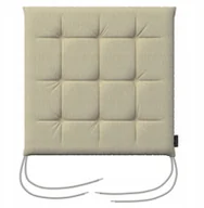 Poduszki ogrodowe - Dekoria Siedzisko Karol na krzesło kremowy szenil - miniaturka - grafika 1