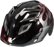 Kaski rowerowe - MET Elfo Kask rowerowy Dzieci, black flames 46-53cm 2020 Kaski dla dzieci 57000304 - miniaturka - grafika 1
