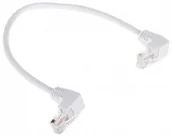 Kable - ABCVISION Pachcord RJ45/0.25-KK/W biały kat.5e 0.25m RJ45/0.25-KK/W - miniaturka - grafika 1