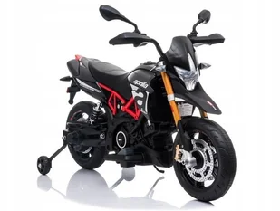 Import LEANToys Pojazd Aprilia A007 czarny - Pojazdy elektryczne dla dzieci - miniaturka - grafika 12