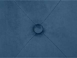 Beliani Puf welurowy  40 cm niebieski COROLLA - Pufy i podnóżki - miniaturka - grafika 4