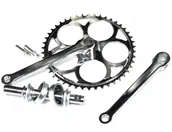 Części rowerowe - Mechanizm Korbowy Korba Zwykły Rower Na Klin 46 - miniaturka - grafika 1