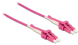 DeLock DeLOCK Cable światłowody LC > LC Multi Mode OM4 Uni Boot 5 m 85135 - Kable DeLock DeLOCK Cable światłowody LC > LC Multi Mode OM4 Uni Boot 5 m 85135 - Kable - miniaturka - grafika 1