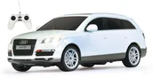Zabawki zdalnie sterowane - Jamara Audi Q7 1:24 pearly white - miniaturka - grafika 1