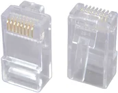 Złącza, przejściówki, adaptery - Solarix Wtyk RJ45 CAT5E UTP 8p8c KRJ45/5SLD drut) KRJ45/5SLD - miniaturka - grafika 1