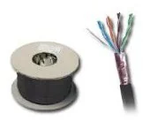 Kable miedziane - A-LAN ALANTEC Kabel FTP kabel 4x2x24AWG OUTDOOR ŻELOWANY kat.5e 305m (KIF5OUTZ305) - miniaturka - grafika 1