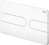 Przyciski spłukujące - Viega Prevista Przycisk uruchamiający do WC Prevista Biały alpejski 773151 doradzimy wycena@mizar.pl tel.(22)723 73 63 773151 - miniaturka - grafika 1