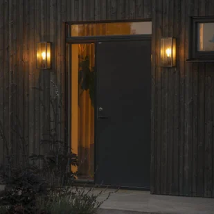 Konstsmide Kinkiet zewnętrzny Carpi, czarny, 20,5 x 40 cm - Lampy ogrodowe - miniaturka - grafika 2