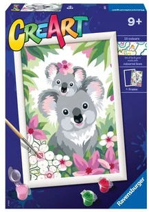 Ravensburger Malowanka CreArt Słodkie Koale 20050 20050 - Zabawki kreatywne - miniaturka - grafika 2