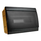 Rozdzielnie elektryczne - Marlanvil SpA Rozdzielnica podtynkowa 12 modułowa IP40 czarna 970.12.N M-L 1039 970.12.N - miniaturka - grafika 1