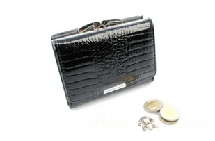 Jennifer Jones Portfel Damski Skórzany 12 cm Klamra I Klapka Skóra Naturalna Lakierowany - Portfele Jennifer Jones Portfel Damski Skórzany 12 cm Klamra I Klapka Skóra Naturalna Lakierowany - Portfele - miniaturka - grafika 3