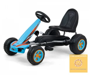 Pojazd Gokart Na Pedały Milly Mally Viper Blue - Akcesoria rowerowe - miniaturka - grafika 2