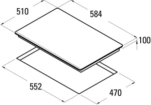 Płyta gazowa do zabudowy CATA RCI 631 White - Płyty gazowe do zabudowy - miniaturka - grafika 2