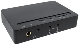 InLine 66670B USB 2.0 SoundBox 7.1, 48 kHz / 16-bitowy, z Toslink Digital IN / OUT 4043718219100 - Huby USB - miniaturka - grafika 2