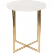 Ławy i stoliki kawowe - Zuiver Stolik LUIGI okrągły biały 2300181 - miniaturka - grafika 1