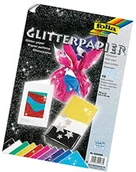 Pozostałe akcesoria dla plastyków - Bringmann Folia 830409  Glitter, 23 x 33 cm, 10 arkuszy papieru sortowane 830409 - miniaturka - grafika 1