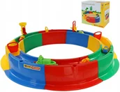Zabawki do kąpieli - Wader Piaskownica Z Torem Wodnym 3W1+AKCESORIA XXL - miniaturka - grafika 1