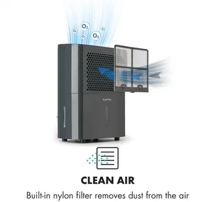 Osuszacz powietrza Klarstein DryFy10 (DXJ2-DryFy-10-grey) - Domowe osuszacze powietrza - miniaturka - grafika 5