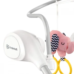 KinderKraft Minky Różowy - Leżaczki i huśtawki - miniaturka - grafika 5