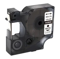 Etykiety do drukarek - Dymo strefadrukarek.pl Taśma D1 43620 6mm x 7m przeźroczysta biały nadruk - zamiennik | OSZCZĘDZAJ DO 80% - ZADZWOŃ! 730811399 PROMOCJA! D1-43620 - miniaturka - grafika 1