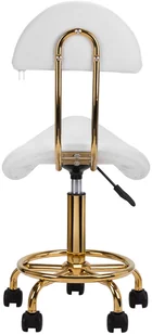 ACTIVESHOP Taboret Kosmetyczny 6001G Biały 10003_140907 - Krzesła i taborety kosmetyczne - miniaturka - grafika 13