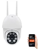 Systemy inteligentnych domów - Solight Solight 1D76 Inteligentna zewnętrzna obrotowa kamera IP 5V/FULL HD 1080p IP66 - miniaturka - grafika 1