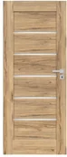 Drzwi wewnętrzne - Drzwi pokojowe Toreno 90 lewe dąb srebrzysty - miniaturka - grafika 1