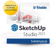 Programy graficzne CAD - Trimble Trimble SketchUp Studio ENG Win/Mac  Subskrypcja 1 rok  Student & Teacher pTSS20e1 - miniaturka - grafika 1