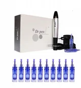 Pozostałe urządzenia kosmetyczne - Dr Pen Ultima A1 + 10 szt Kartridży Dermapen - miniaturka - grafika 1