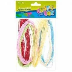 Euro-Trade Ozdoba dekoracyjna sznurek papierowy 6 kolorów TRADE - Dekoratorstwo - miniaturka - grafika 2