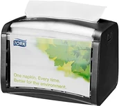 Wieszaki łazienkowe - Tork xpres Snap dozownik do N4 serwetki na stół/Serwetki dawcy, czarny 272611 - miniaturka - grafika 1