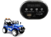 Pojazdy elektryczne dla dzieci - Import LEANToys Panel muzyczny do auta Akumulator Jeep S618 - miniaturka - grafika 1