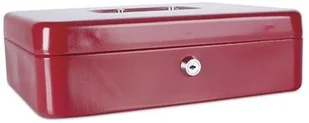 Donau Kasetka na pieniądze , ekstra duża, 300x90x240mm, czerwona 5234001PL-04 - Sejfy i kasy pancerne - miniaturka - grafika 2