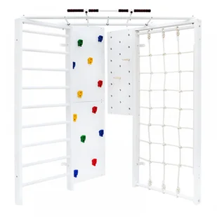 Małpiszon MAŁPISZON Drabinka gimnastyczna narożna Karussell Plus DSKM-Karussell-Plus - Wyposażenie pokoiku dziecięcego - miniaturka - grafika 2