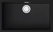 Zlewozmywaki - Elleci ZEN 130 black K86 KERATEK PLUS (LKZ13086) - miniaturka - grafika 1