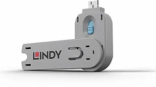LINDY 40622 Klucz do blokady portów USB A niebieski LY-40622 - Części i akcesoria do laptopów - miniaturka - grafika 3