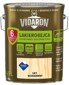 Farby i impregnaty do drewna - Vidaron LAKIEROBEJCA- do drewna, bezbarwna L01, 4.5 l - miniaturka - grafika 1