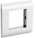 Kable USB - Equip French Modular ramka osłonowa z oknem (45 x 45 mm), czysta biel 125461 - miniaturka - grafika 1