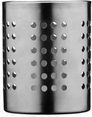 Pozostałe akcesoria kuchenne - Premier Housewares Premier housewares okrągły wkład na sztućce ze stali nierdzewnej szczotkowanej z małymi otworami, średnica 10 cm (0508470) - miniaturka - grafika 1