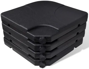 vidaXL Biały parasol ogrodowy z przenośną aluminiową podstawą vidaXL - Parasole ogrodowe - miniaturka - grafika 8