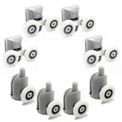 Akcesoria do armatury i ceramiki - Komplet 8szt rolek do kabiny prysznicowej 23mm - miniaturka - grafika 1