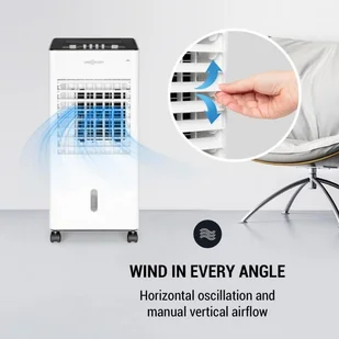 OneConcept OneConcept Freshboxx, klimatyzator 3 w 1, 65W, 360 m/h, 3 prędkości wiatru, biały ACO14-freshboxx-WH - Klimatory OneConcept OneConcept Freshboxx, klimatyzator 3 w 1, 65W, 360 m/h, 3 prędkości wiatru, biały ACO14-freshboxx-WH - Klimatory - miniaturka - grafika 5