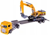 Samochody i pojazdy dla dzieci - Auto Laweta Tow Truck + Koparka Gąsienicowa 1:50 - miniaturka - grafika 1