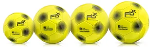 Meteor Piłka nożna FBX neon żółty r. 4 37004 - Piłka nożna - miniaturka - grafika 3