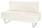 Meble kosmetyczne - Beauty System Kanapa do poczekalni Messina BD-6713 kremowe BD-6713/143 - miniaturka - grafika 1